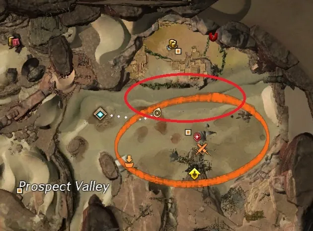Sand location