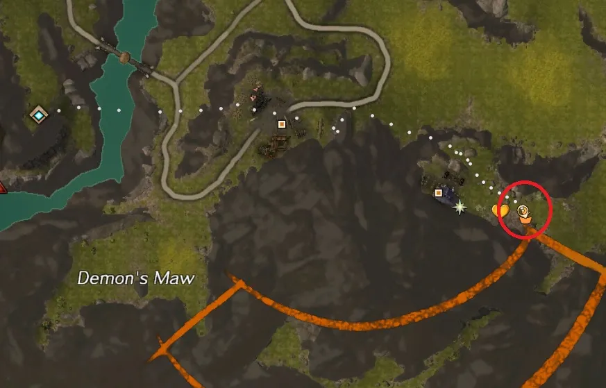 Amaranda the Lonesome location
