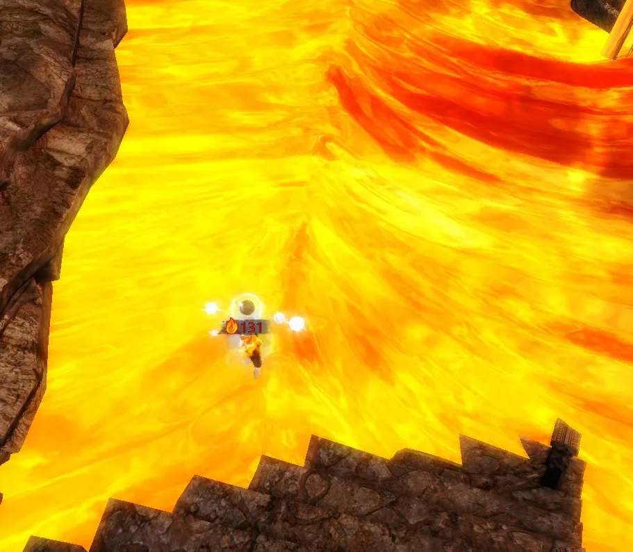 Dwarven ruins lava